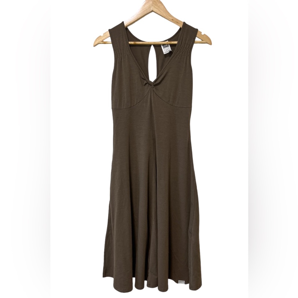 The North Face Brown Organic Cotton Blend
Keyhole Back Tank Dress Size XS
